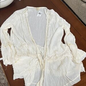 Elegant Cream Women's Top